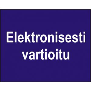 Elektronisesti vartioitu -kilpi