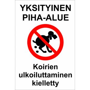 Yksityinen piha-alue