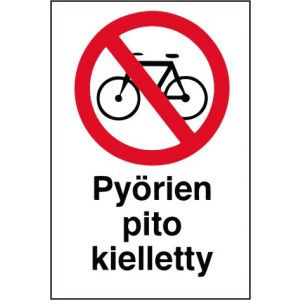 Pyörienpito kielletty
