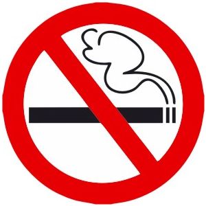 Tupakointi kielletty -kilpi
