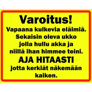 Varoitus  Ukko, Akka ja teini
